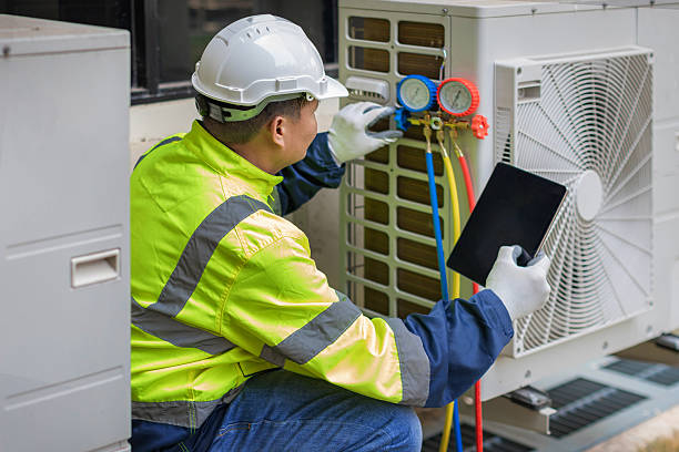 Professional Hvac Maintenance technician working in Cliffside Park, NJ